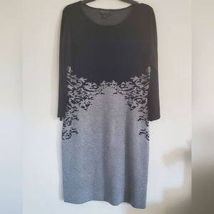 Black and Gray Dress